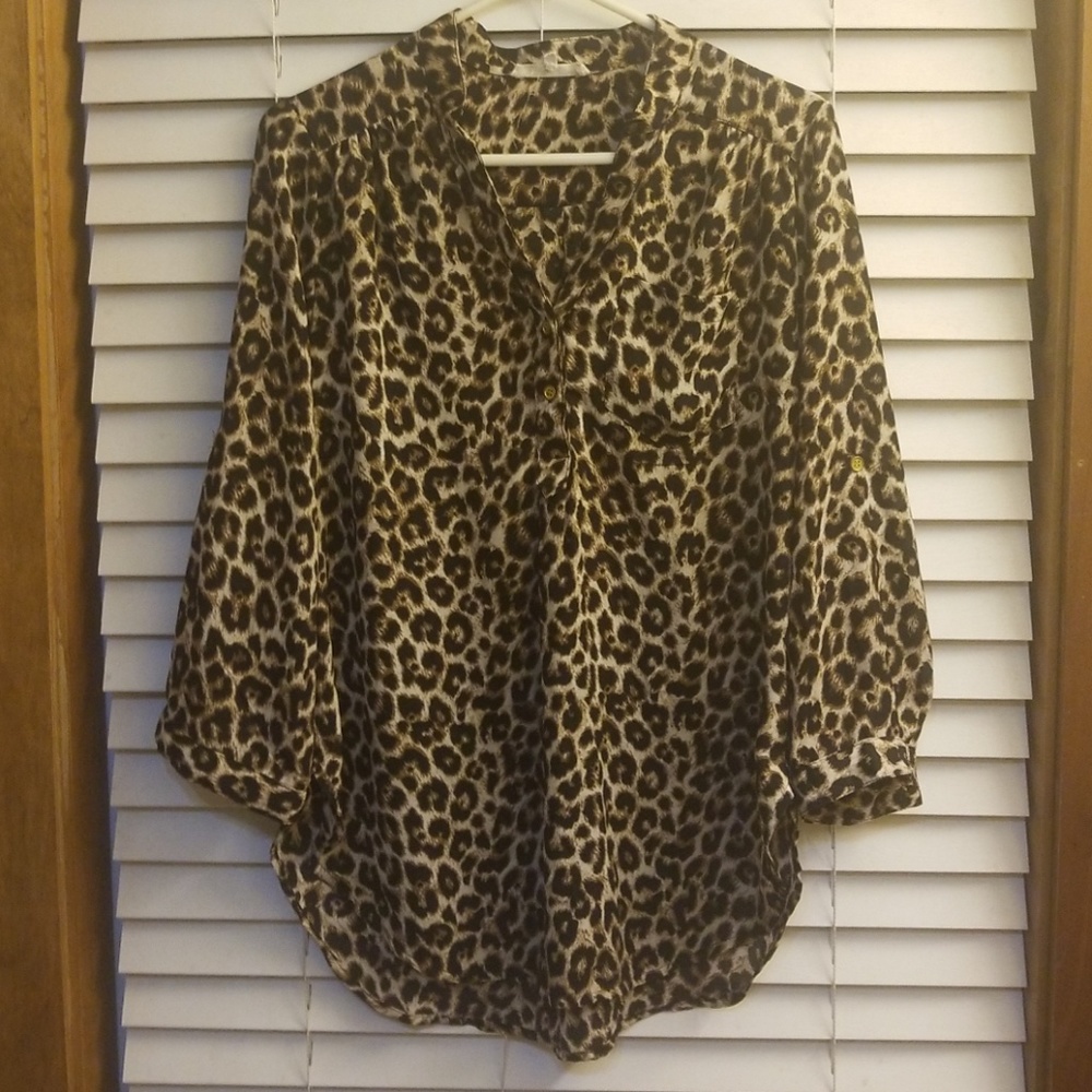Cheetah print top